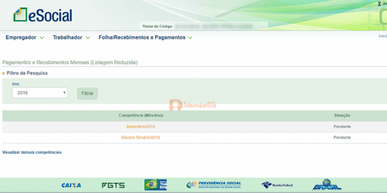 Em dezembro, o empregador doméstico precisa gerar 2 guias dae