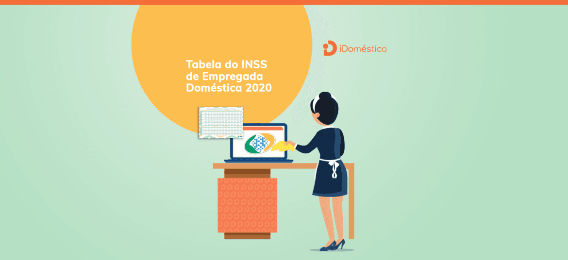Duas tabelas do INSS da empregada doméstica terão vigência em 2020, uma até março e a outra a partir de março. Empregador precisa ficar atento no desconto do INSS da empregada doméstica