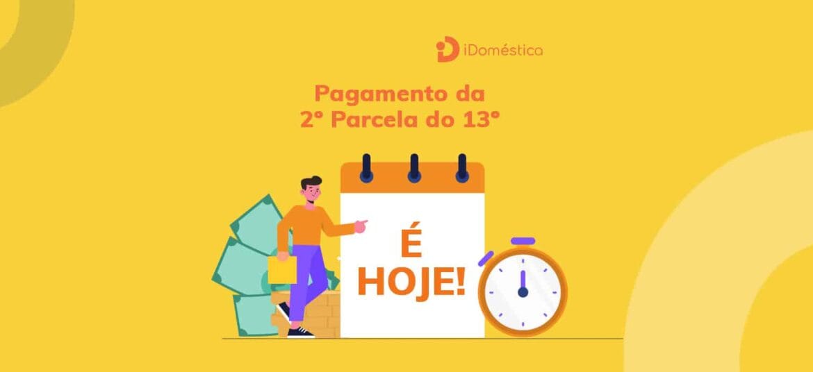 2ª Parcela do 13 º Salário da Empregada Doméstica vence hoje