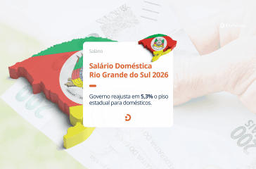 Salário Doméstica RS 2026 - reajuste foi de 5,35% para domésticos.
